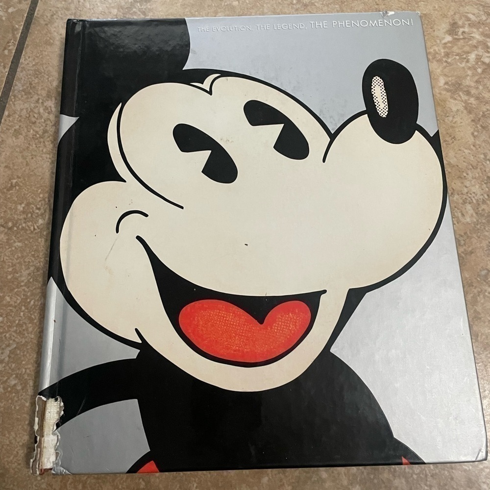BOGO 🌸🌼 Mickey Mouse hard back coffee table book- no dustcover- used